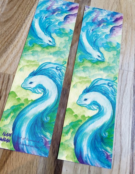 Dragons des vents (Oeuvre originale) – Marque-Page | Namwhan