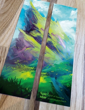 Montagne (Oeuvre originale) – Marque-Page | Namwhan