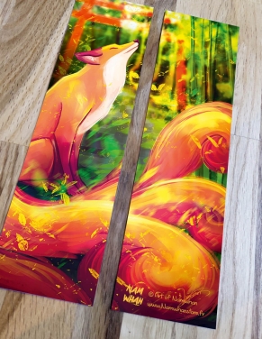 Kitsune de l'été (Oeuvre originale) – Marque-Page | Namwhan