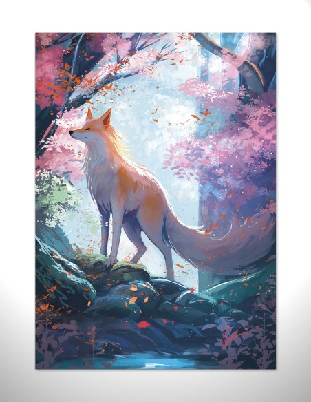 Renard printanier (Œuvre originale) – Tableau PVC | Namwhan