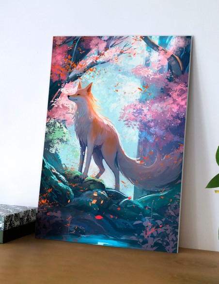 Renard printanier (Œuvre originale) – Tableau PVC | Namwhan
