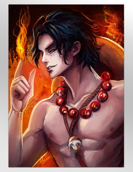 Portgas D. Ace (One Piece) – Poster | Namwhan