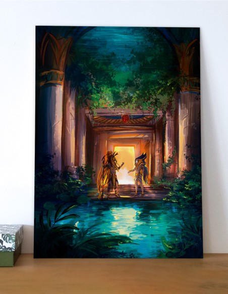 Seth & Horus (Œuvre originale) – Tableau PVC | Namwhan