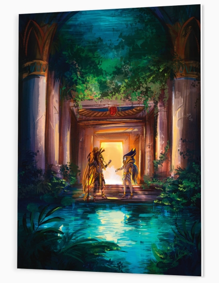 Seth & Horus (Œuvre originale) – Tableau PVC | Namwhan