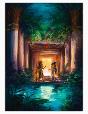 Seth & Horus (Œuvre originale) – Tableau PVC | Namwhan