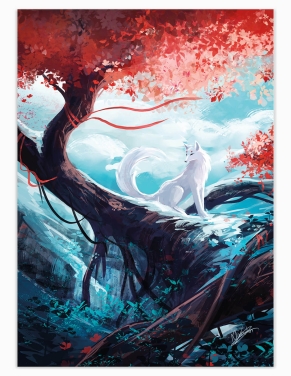 Premières neiges (Œuvre originale) – Tableau PVC | Namwhan