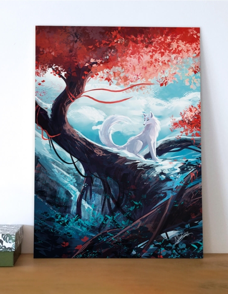 Premières neiges (Œuvre originale) – Tableau PVC | Namwhan