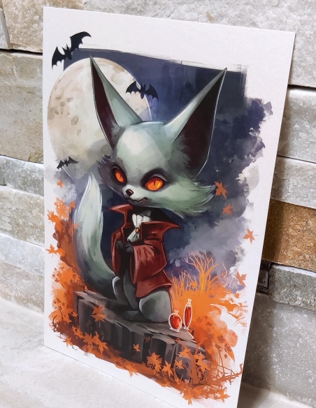 Fennec d'Halloween (Œuvre originale) – Carte | Namwhan