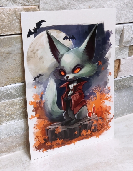 Fennec d'Halloween (Œuvre originale) – Carte | Namwhan