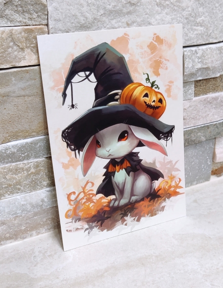 Lapin d'Halloween (Œuvre originale) – Carte | Namwhan
