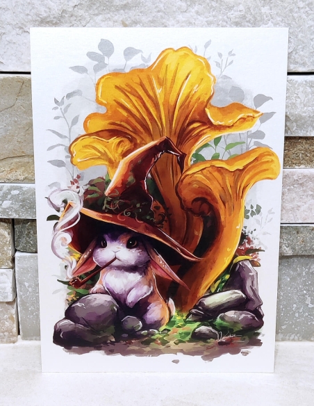 Lapin des chanterelles (Œuvre originale) – Carte | Namwhan