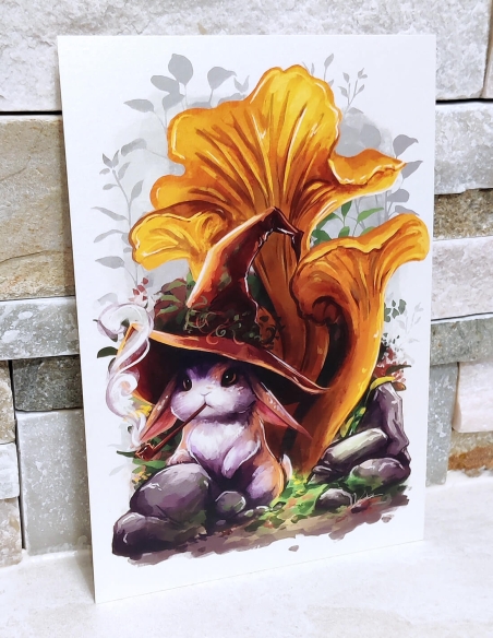 Lapin des chanterelles (Œuvre originale) – Carte | Namwhan
