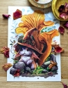 Lapin des chanterelles (Œuvre originale) – Carte | Namwhan