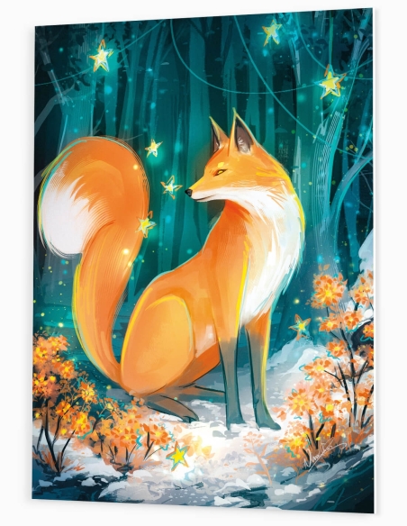 Renard onirique (Oeuvre originale) – Tableau PVC | Namwhan