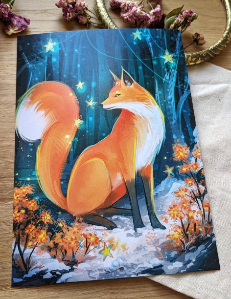 Renard onirique (Oeuvre originale) – Carte | Namwhan