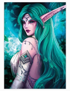 Tyrande Murmevent (World of Warcraft) – Tableau PVC | Namwhan