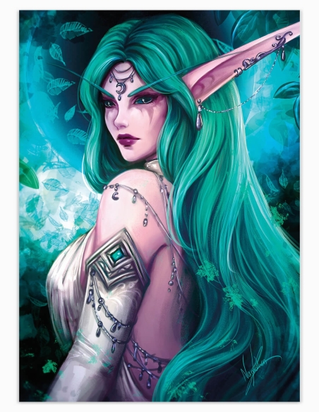 Tyrande Murmevent (World of Warcraft) – Tableau PVC | Namwhan