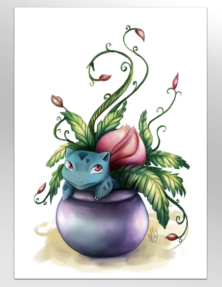Herbizarre (Pokémon) – Poster | Namwhan