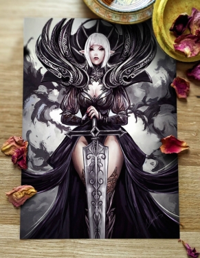 Reine funèbre (Oeuvre originale) – Carte | Namwhan