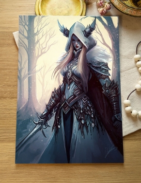 Guerrière de l'hiver (Oeuvre originale) – Carte | Namwhan