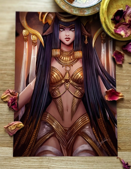 Hathor (Oeuvre originale) – Print A5 | Namwhan