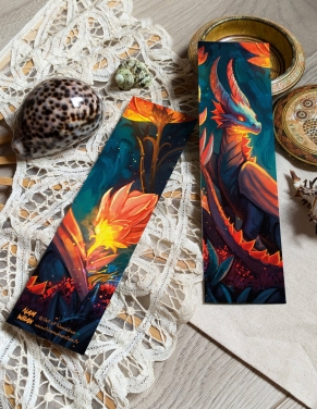 Dragon étincelle (Oeuvre originale) – Marque-Page | Namwhan