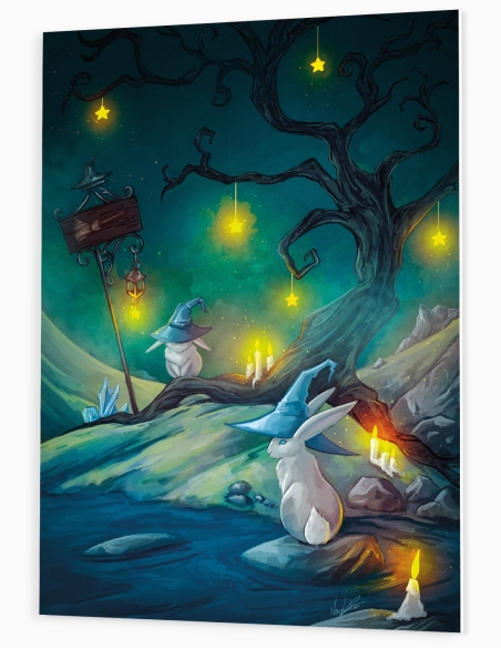 Lapins sorciers (Halloween) – Tableau PVC | Namwhan
