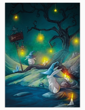 Lapins sorciers (Halloween) – Tableau PVC | Namwhan