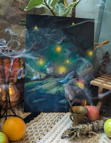Lapins sorciers (Halloween) – Tableau PVC | Namwhan