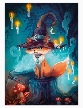 Renard d'halloween (Halloween) – Tableau PVC | Namwhan