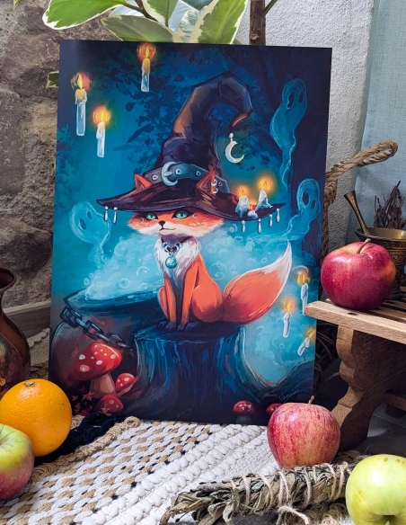 Renard d'halloween (Halloween) – Tableau PVC | Namwhan