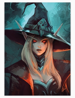Sylvanas Halloween (World of Warcraft) – Tableau PVC | Namwhan