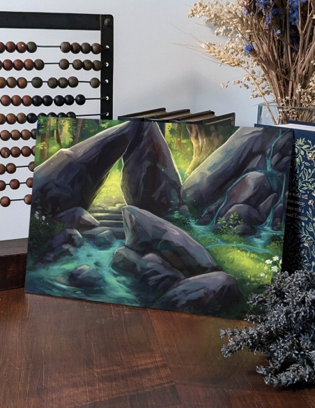 Source enchantée (Œuvre originale) – Tableau PVC | Namwhan