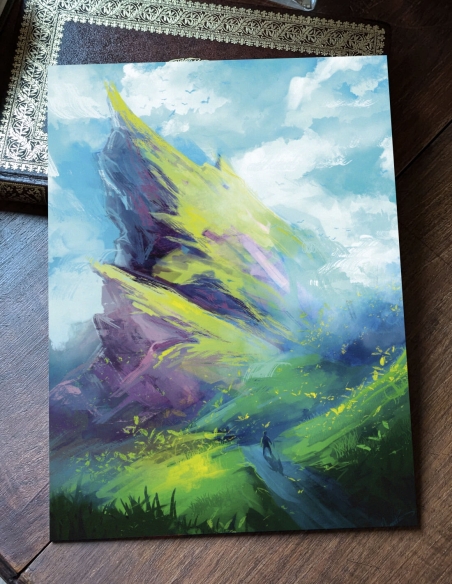 Montagne (Œuvre originale) – Tableau PVC | Namwhan