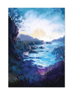 Rivage (Illusration originale) – Tableau PVC | Namwhan