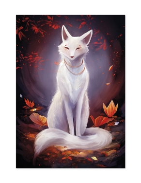 Renard spirituel (Œuvre originale) – Tableau PVC | Namwhan