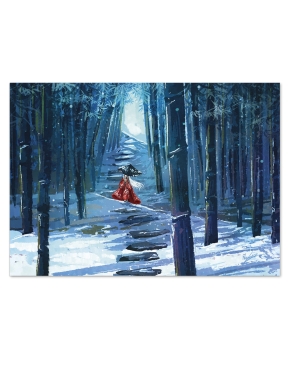 Errance hivernale (Œuvre originale) – Tableau PVC | Namwhan