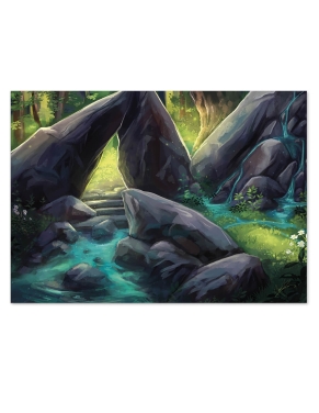 Source enchantée (Œuvre originale) – Tableau PVC | Namwhan