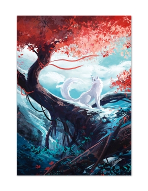 Premières neiges (Œuvre originale) – Tableau PVC | Namwhan