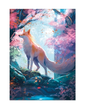 Renard printanier (Œuvre originale) – Tableau PVC | Namwhan