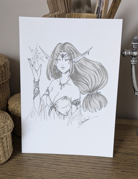 Elfe des arcanes – Œuvre unique | Namwhan