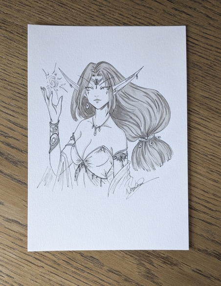 Elfe des arcanes – Œuvre unique | Namwhan