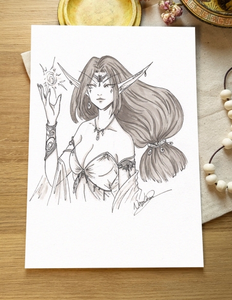 Elfe des arcanes – Œuvre unique | Namwhan