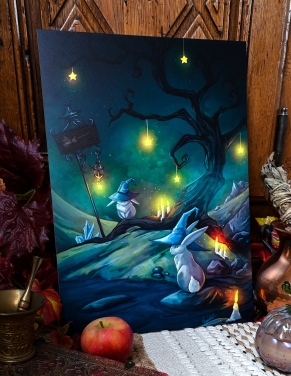 Lapins sorciers (Halloween) – Tableau PVC | Namwhan