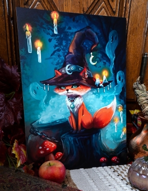 Renard d'halloween (Halloween) – Tableau PVC | Namwhan