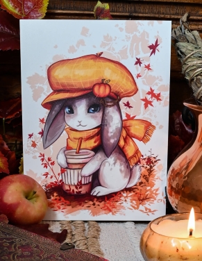Lapin d'automne (Œuvre originale) – Tableau PVC | Namwhan