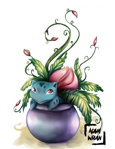 Herbizarre (Pokémon) – Poster | Namwhan